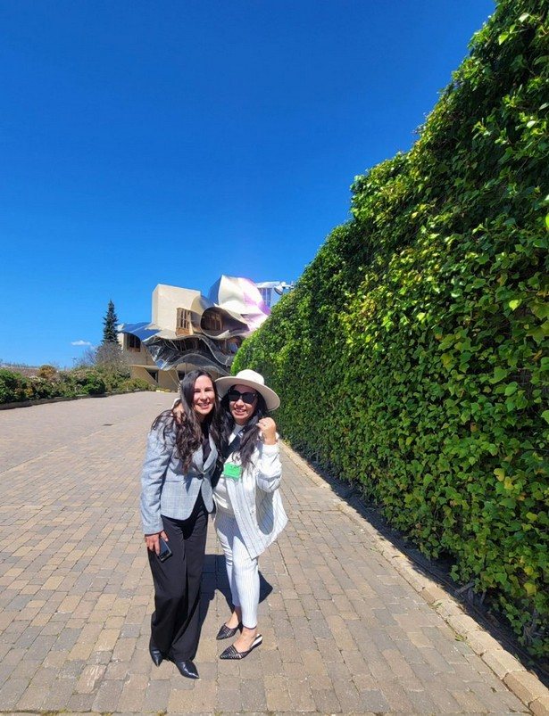 On the road — a garden path in Spain